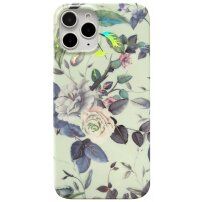 Védőtok puha műanyagból - iPhone 13 Pro - rózsák