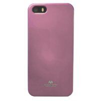 MERCURY GOOSPERY csillogó védőtok - iPhone 5 / 5S / SE (2016) - világas rózsaszín
