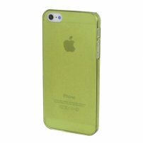 Ultra vékony műanyag tok iPhone 5 / 5S / SE (2016) - zöld