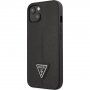 Guess Saffiano Triangle tok - iPhone 13 - fekete