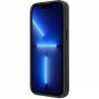Guess 4G Saffiano Double Card tok kártyatároló rekeszekkel - iPhone 13 Pro Max - szürke