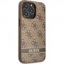 Guess 4G Stripe tok - iPhone 13 Pro Max - barna