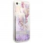 Guess Liquid Glitter Flower tok - iPhone 7 / 8 / SE (2020/2022) - lila