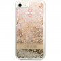 Guess Liquid Glitter Paisley tok - iPhone 7 / 8 / SE (2020/2022) - arany