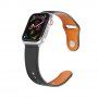 Bőr szíj tűs rögzítéssel - Apple Watch Ultra 49mm / 46mm / 45mm / 44mm / 42mm - fekete