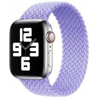 Nylon fontott körpánt - Apple Watch 42mm / 41mm / 40mm / 38mm - L - lila