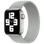 Nylon fontott körpánt - Apple Watch 42mm / 41mm / 40mm / 38mm - L - szürke