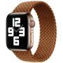 Nylon fontott körpánt - Apple Watch 42mm / 41mm / 40mm / 38mm - S - barna