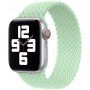 Nylon fontott körpánt - Apple Watch 42mm / 41mm / 40mm / 38mm - S - zöld