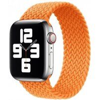 Nylon fontott körpánt - Apple Watch 42mm / 41mm / 40mm / 38mm - XS - narancssárga