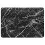 Márvány mintás tok fekete alsó résszel - MacBook Pro 15" (A1398) - fekete