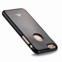MERCURY GOOSPERY csillogó védőtok Apple iPhone 6 / 6S - fekete