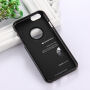 MERCURY GOOSPERY csillogó védőtok Apple iPhone 6 / 6S - fekete