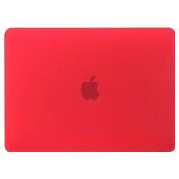 Matt átlátszó borító - MacBook Pro 16" (A2141) - piros