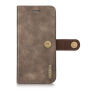 2 az egyben levehető műbőrből készült flip cover védőtok Apple iPhone 6 / 6S - barna