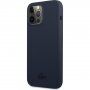 Lacoste Glossy Printing Logo szilikon tok - iPhone 13 Pro Max - sötétkék