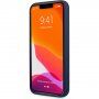 Lacoste Glossy Printing Logo szilikon tok - iPhone 13 Pro Max - sötétkék