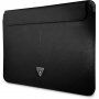 Guess Saffiano Triangle Metal Logo tok - iPad 13"-ig / MacBook 14"-ig - fekete