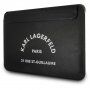 Karl Lagerfeld Saffiano RSG Embossed iPad Pro 12,9" bőr boríték típusú tok - MacBook 14" - ig - fekete