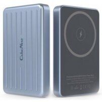 CubeNest S1B0 vezeték nélküli mágneses powerbank / külső akkumulátor USB-C porttal - 5 000 mAh - kék