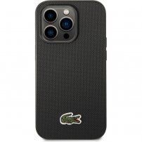 Lacoste Iconic Petit Pique Logo tok - iPhone 14 Pro Max - fekete