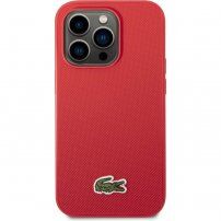 Lacoste Iconic Petit Pique Logo tok - iPhone 14 Pro Max - piros