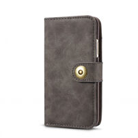 Stílusos 2 az egyben levehető flip cover tok Apple iPhone XS / iPhone X - szürke