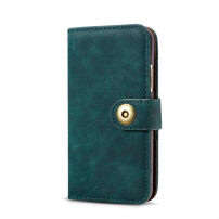 Stílusos 2 az egyben levehető flip cover tok Apple iPhone XS / iPhone X - kék