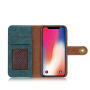 Stílusos 2 az egyben levehető flip cover tok Apple iPhone XS / iPhone X - kék