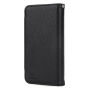 2 az egyben levehető műbőrből készült flip cover védőtok Apple iPhone XS / iPhone X - fekete