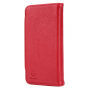 2 az egyben levehető műbőrből készült flip cover védőtok Apple iPhone XS / iPhone X - piros