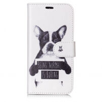 2 az egyben levehető flip cover védőtok Apple iPhone XS / iPhone X - Being normal is boring
