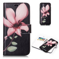2 az egyben levehető flip cover védőtok Apple iPhone XS / iPhone X - magnólia