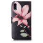 2 az egyben levehető flip cover védőtok Apple iPhone XS / iPhone X - magnólia