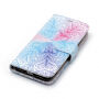 2 az egyben levehető flip cover védőtok Apple iPhone XS / iPhone X - színes virágok