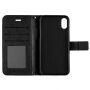 2 az egyben levehető flip cover védőtok Apple iPhone XS / iPhone X - fekete