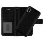 2 az egyben levehető flip cover védőtok Apple iPhone XS / iPhone X - fekete