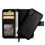2 az egyben levehető flip cover védőtok Apple iPhone XS / iPhone X - fekete