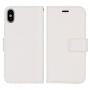2 az egyben levehető flip cover védőtok Apple iPhone XS / iPhone X - fehér