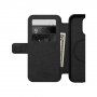 Nomad Leather Folio flip cover borító MagSafe -vel - iPhone 14 Pro - fekete