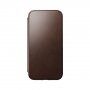 Nomad Leather Folio flip cover borító MagSafe -vel - iPhone 14 Pro Max - barna