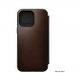 Nomad Leather Folio flip cover borító MagSafe -vel - iPhone 14 Pro Max - barna