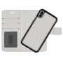2 az egyben levehető flip cover védőtok Apple iPhone XS / iPhone X - fehér