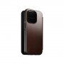 Nomad Leather Folio flip cover borító MagSafe -vel - iPhone 14 Pro - barna