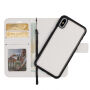 2 az egyben levehető flip cover védőtok Apple iPhone XS / iPhone X - fehér