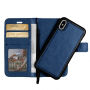 2 az egyben levehető flip cover védőtok Apple iPhone XS / iPhone X - sötétkék