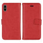 2 az egyben levehető flip cover védőtok Apple iPhone XS / iPhone X - piros