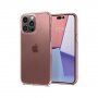 Spigen Crystal Flex transzparens tok - iPhone 14 Pro - rózsaszín