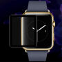 IMAK Pro+ extra ellenálló edzett 2.5D üveg (Tempered Glass) Apple Watch - 38mm - fekete
