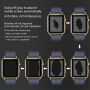 IMAK Pro+ extra ellenálló edzett 2.5D üveg (Tempered Glass) Apple Watch - 38mm - fekete